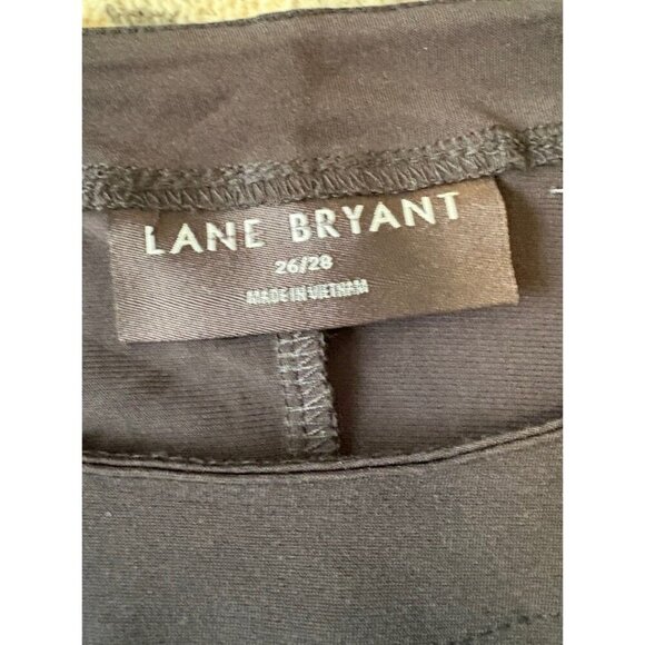 Lane bryant 26 28 Womens tops Black Flounce - Picture 2 of 4